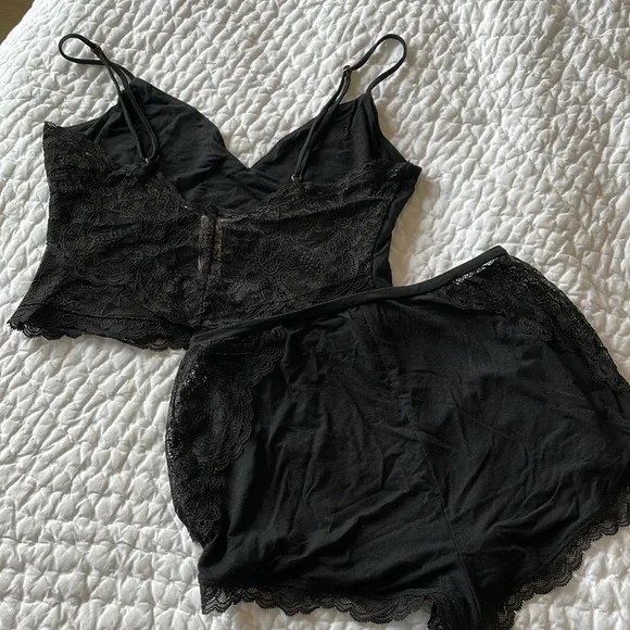 VS Black Lace and Modal Sleep Set - Picture 3 of 3